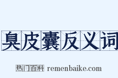 臭皮囊反义词是什么意思的图片